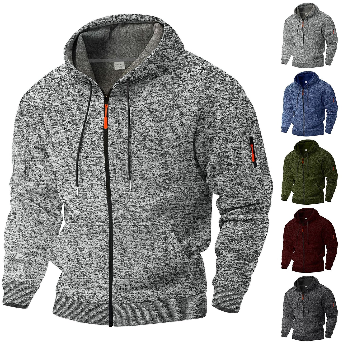 Herren Sportpullover Kapuzenpullover atmungsaktiv Farbig - BerlinGlamour