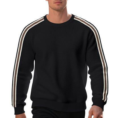 Herren Sweatshirt Modern mit Kontrastärmeln Trendig