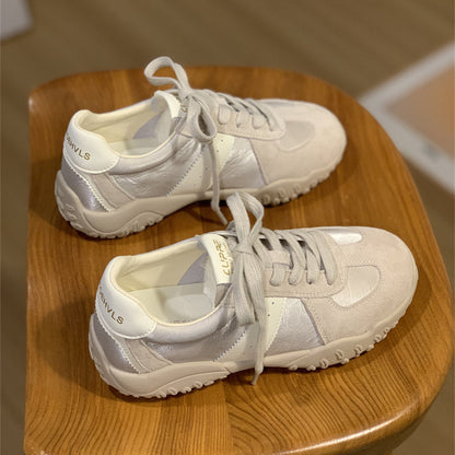 Damen Sneaker Weich Wildleder Bequem Laufschuhe