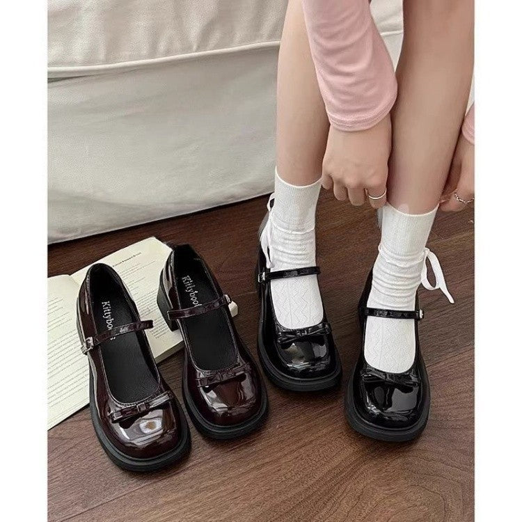 Damen Pumps Modisch mit Schnalle und hohem Absatz