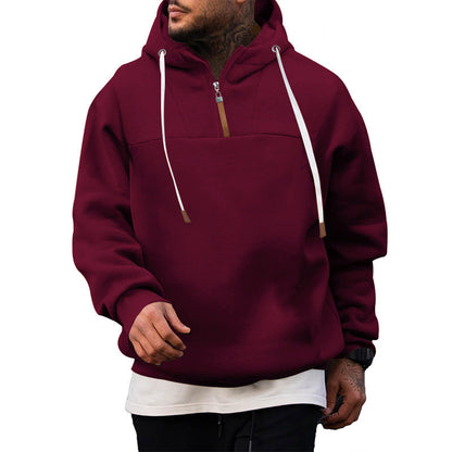 Herren Kapuzenpullover Stylisch mit Kängurutasche Modern