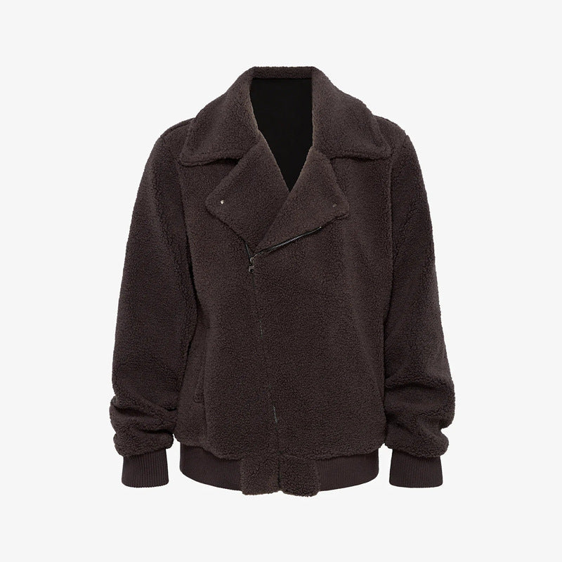 Herren Teddyjacke Weich Warm Winter