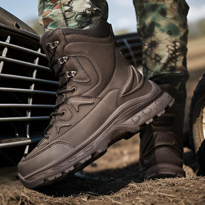 Herren Tactical Boots mit Knöchelschutz Rutschfest Outdoor
