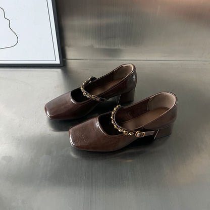 Damen Plateauschuhe Elegantes Design Stabile Blockabsätze - BerlinGlamour