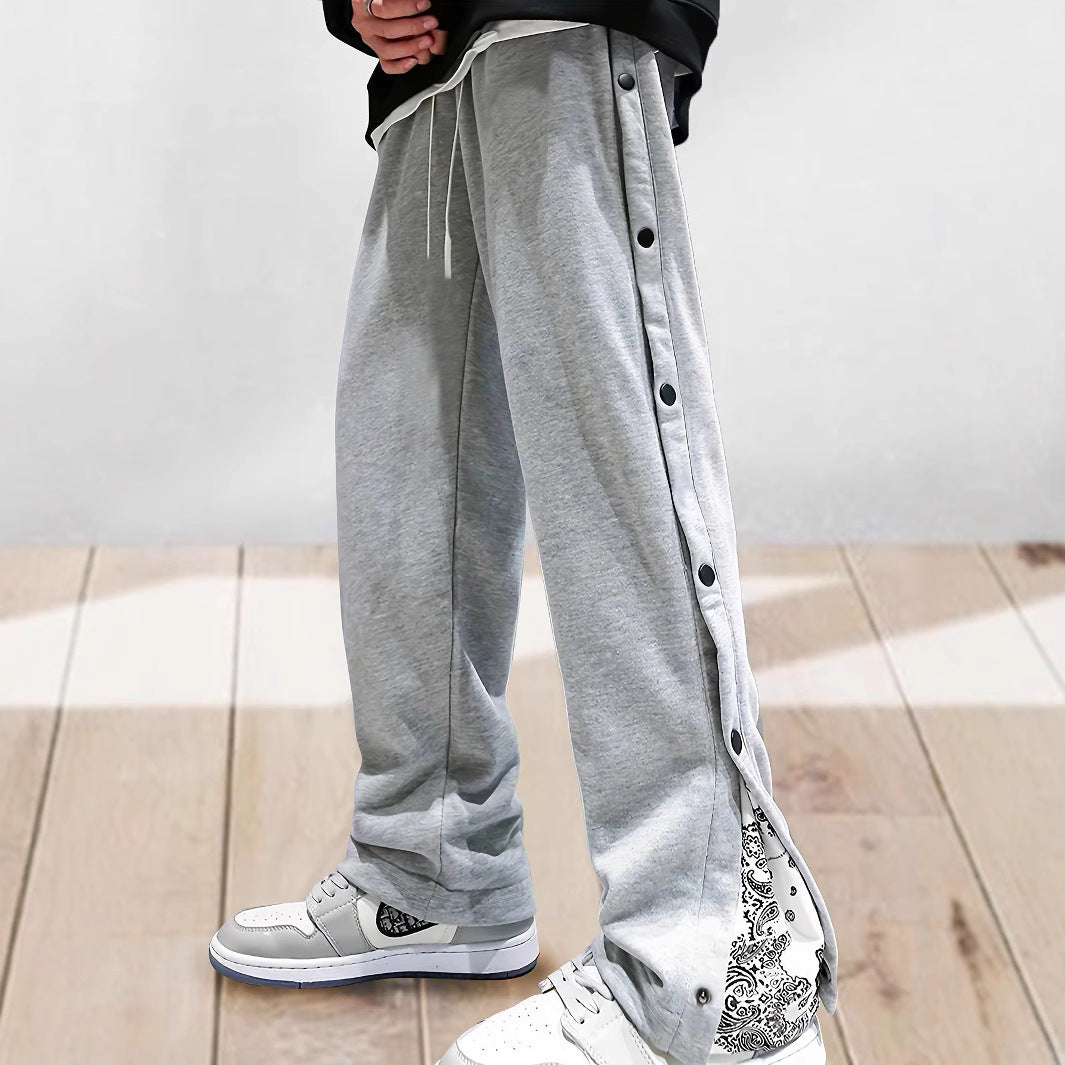 Herren Sportshose Lässig Mit Knöpfen Bequem