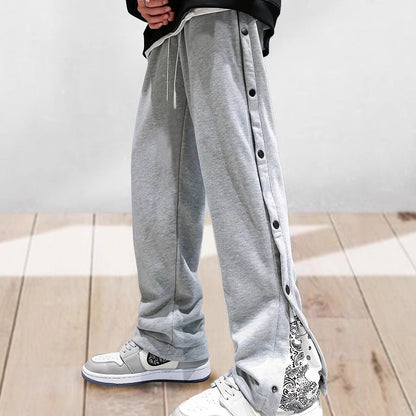Herren Sportshose Lässig Mit Knöpfen Bequem