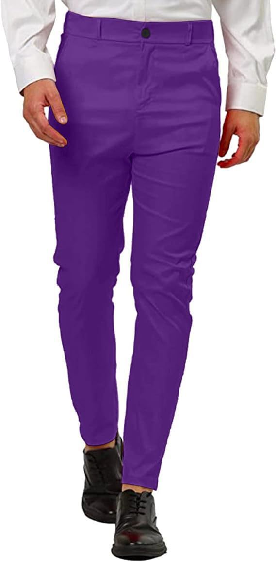 Herren Slim-Fit Hose Modern Elegant Schwarz