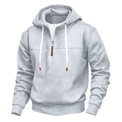 Herren Kapuzenpullover Hochwertig Reißverschluss Modern