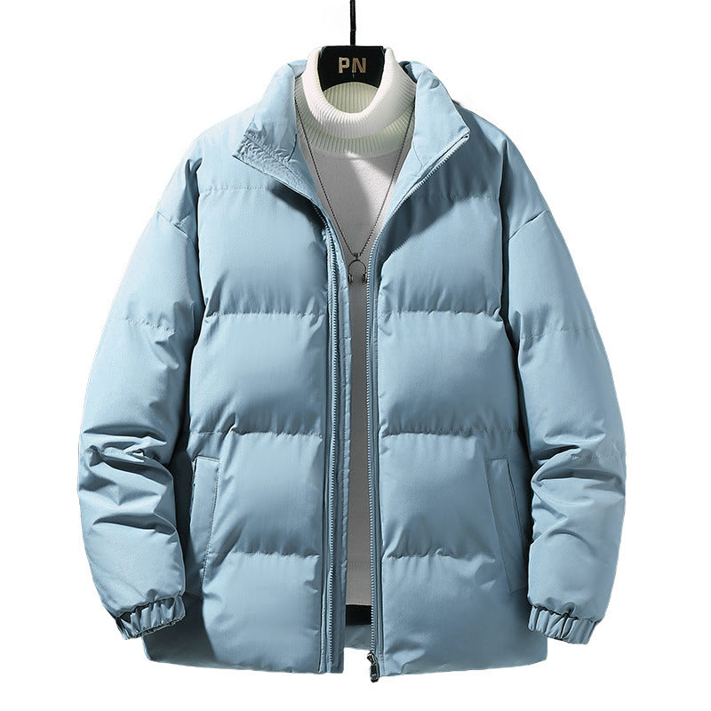 Herren Steppjacke Warm Elastisch High Kragen
