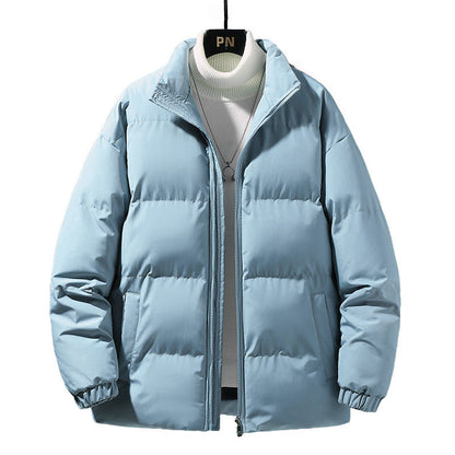 Herren Steppjacke Warm Elastisch High Kragen