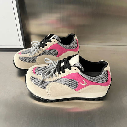Damen Laufschuhe Sportlich Atmungsaktiv mit Rutschfester Sohle