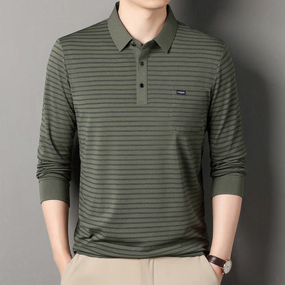 Herren Polo-Shirt Gestreift Modern Sportlich
