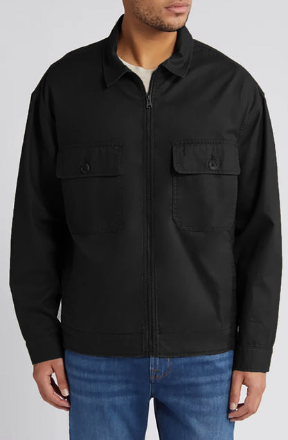 Herren Übergangsjacke Lässig mit Klapp-Taschen Modern
