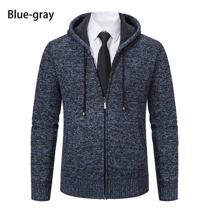 Herren Strickjacke Modern Schnitt Reißverschluss