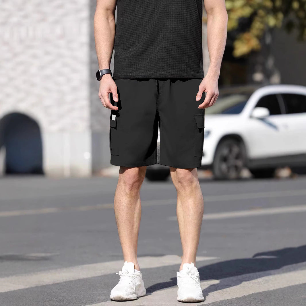 Herren Cargo Shorts Praktisch Mit Seitentaschen Modern