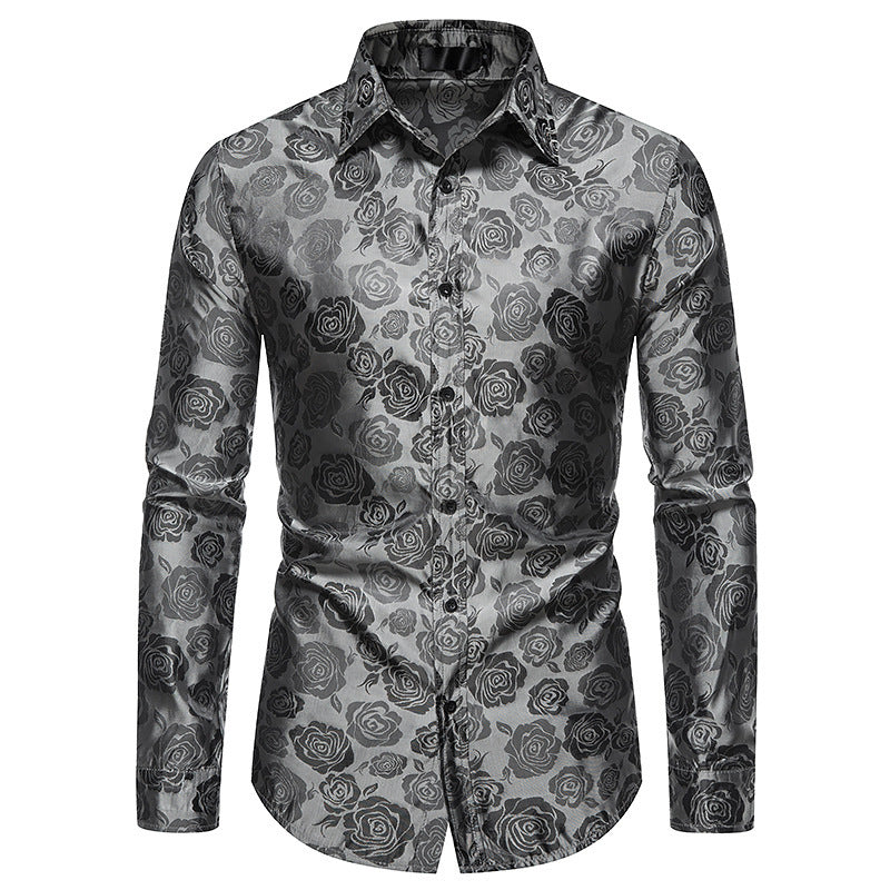 Herren Hemd Floral Elegant Glanz Berlin