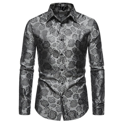 Herren Hemd Floral Elegant Glanz Berlin