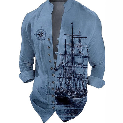 Herren Weste Maritim Schiff Design Klassisch Modern - BerlinGlamour