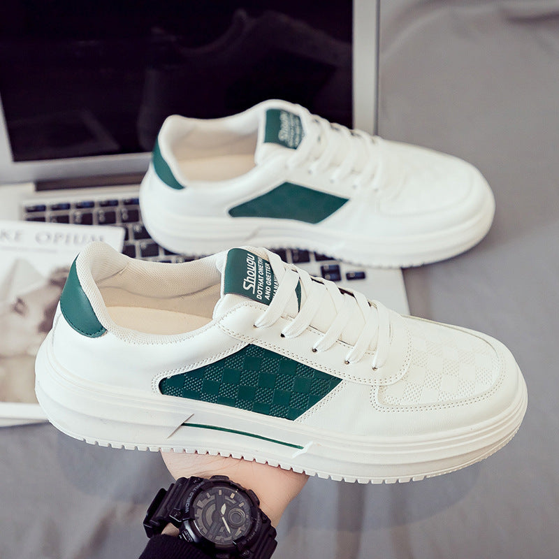 Damen Sneaker Karo Optik Bequem Komfortabel