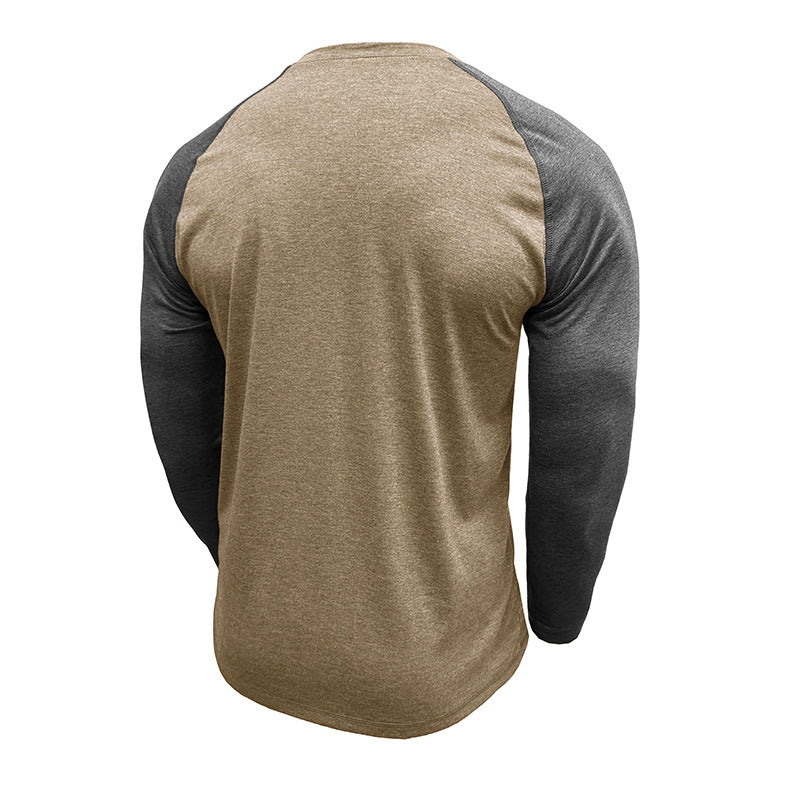 Herren Langarmshirt Modern Raglan Ärmel Slim Fit Berlin