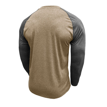 Herren Langarmshirt Modern Raglan Ärmel Slim Fit Berlin