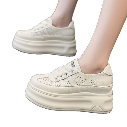 Damen Sneaker Extra Sohle Hoch Modisch