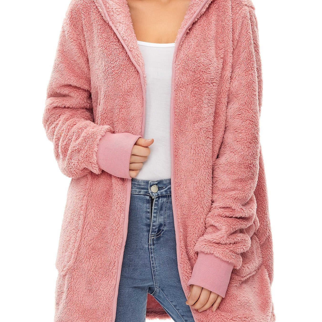 Weiche Damen Fleecejacke Warm Berlin Style