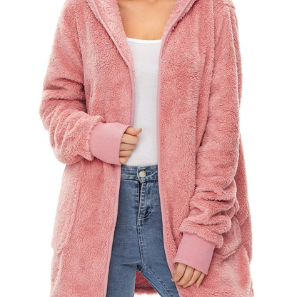 Weiche Damen Fleecejacke Warm Berlin Style