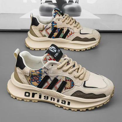 Damen Sneaker Bequem Modisch mit Stickerei - BerlinGlamour