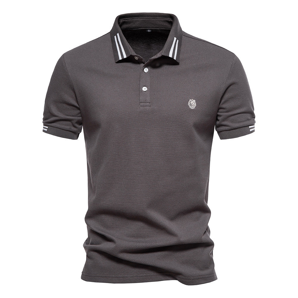 Herren Polohemd Modern Strukturmuster Stilvoll Berlin