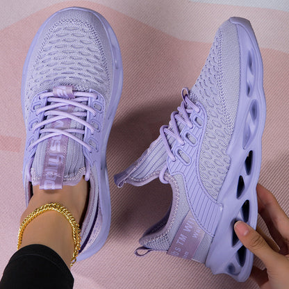 Damen Laufschuhe Atmungsaktiv Elastisch Griffig