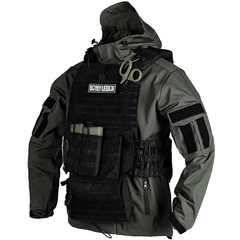 Herren Taktikjacke Wasserdicht Outdoor Funktionell - BerlinGlamour