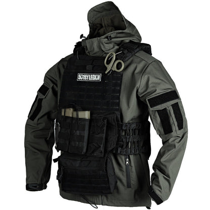 Herren Taktikjacke Wasserdicht Outdoor Funktionell - BerlinGlamour