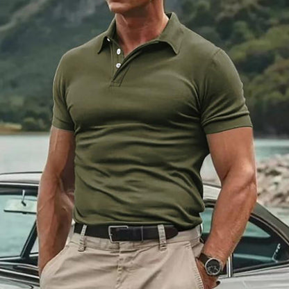 Herren Poloshirt Atmungsaktiv Feuchtigkeitsregulierend Sportlich