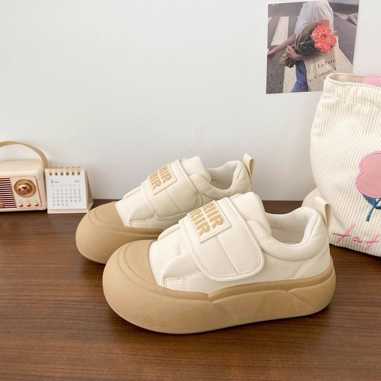 Damen Sneaker Bequem Klettverschluss Flexibles Sohlenprofil - BerlinGlamour