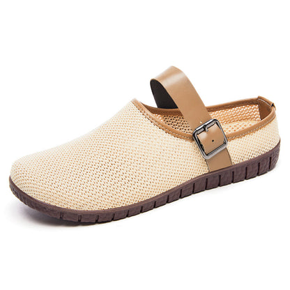 Damen Clogs Bequem Atmungsaktiv mit Verstellbarem Riemen