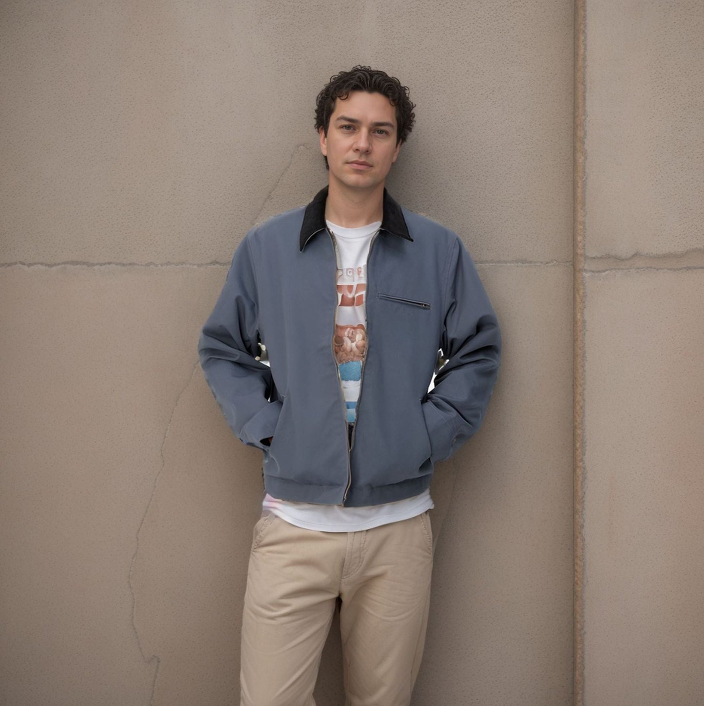 Die Herren elegante Arbeitsjacke mit praktischen ReißverschlusstaschenBerlinGlamour ist ein Produkt, das sowohl männliche als auch weibliche Nutzer stärken kann. Diese elegante und robuste - BerlinGlamour