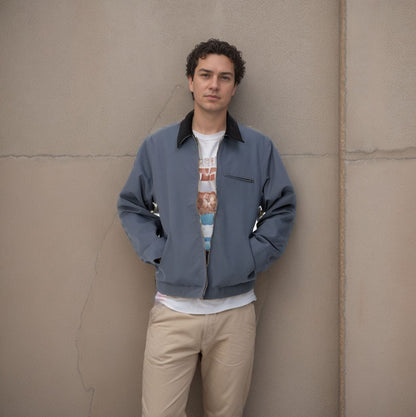 Die Herren elegante Arbeitsjacke mit praktischen ReißverschlusstaschenBerlinGlamour ist ein Produkt, das sowohl männliche als auch weibliche Nutzer stärken kann. Diese elegante und robuste - BerlinGlamour