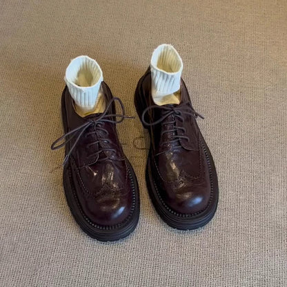 Damen Schnürschuhe Bequem Komfortabel Zeitlos