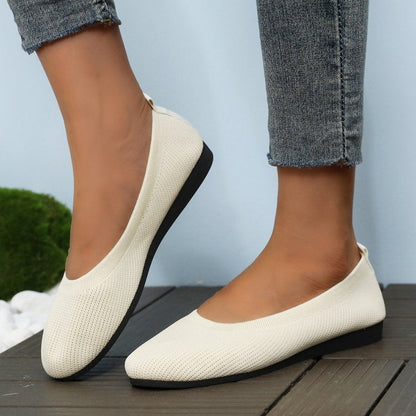 Damen Bequeme Slip-On Ballerinas BerlinGlamour → Bequeme Damen Ballerinas Slip-On Schuhe Elegant