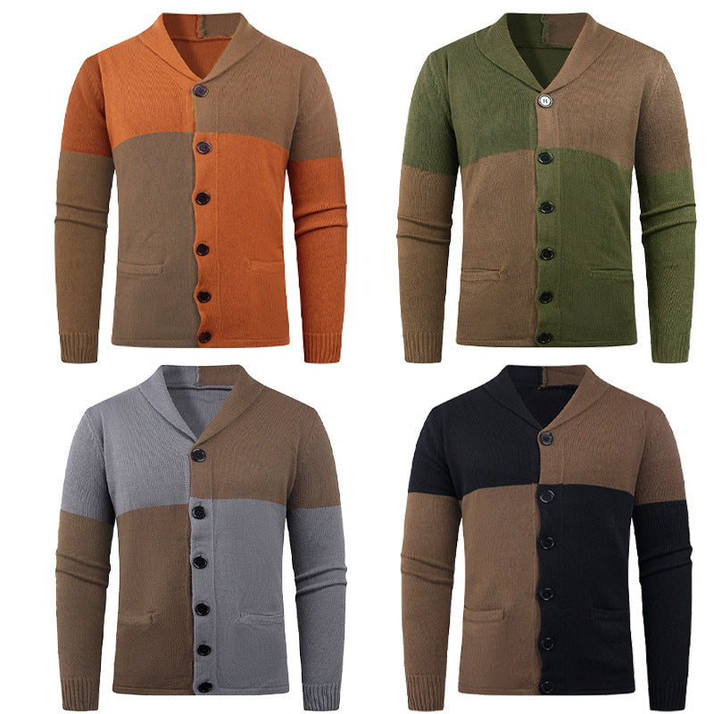 Herren Strickjacke Modern Zopfmuster Mit Taschen - BerlinGlamour