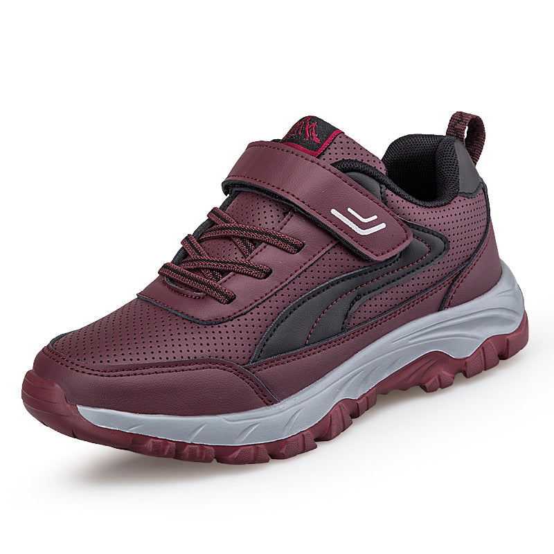 Damen Sneaker Sportlich atmungsaktiv Velcro Schuhe