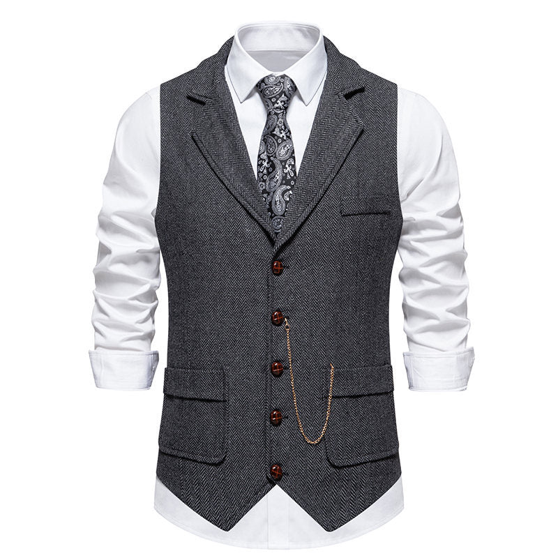 Herren Weste Elegante Slim Fit Modern Berlin Stil - BerlinGlamour