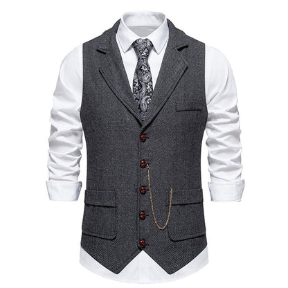 Herren Weste Elegante Slim Fit Modern Berlin Stil - BerlinGlamour