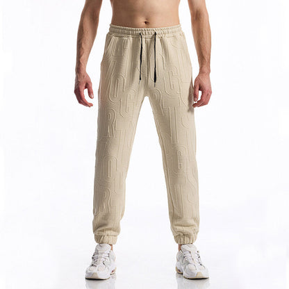 Herren Freizeithose Elastisch Bequem Mit Logoprint