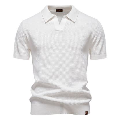 Herren Polo-Shirt Kurzarm Strukturiert Modern Berlin
