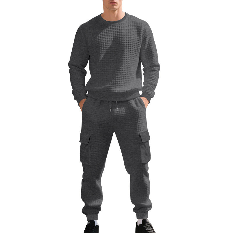 Herren Sweat-Set Cargo-Style atmungsaktiv mit Taschen
