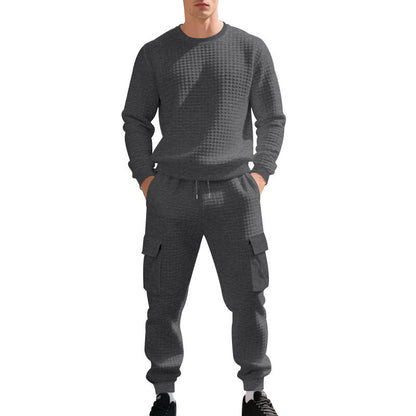 Herren Sweat-Set Cargo-Style atmungsaktiv mit Taschen
