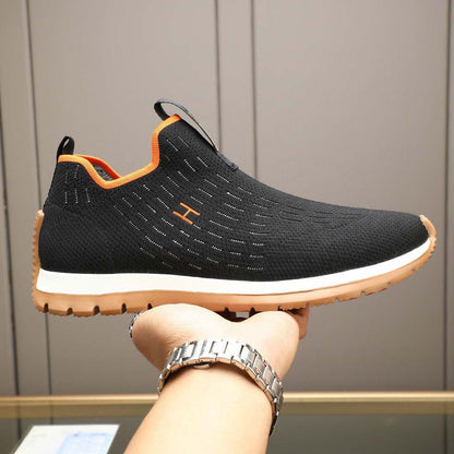 Damen Sneaker Atmungsaktiv Leicht Slip-On Schuhe