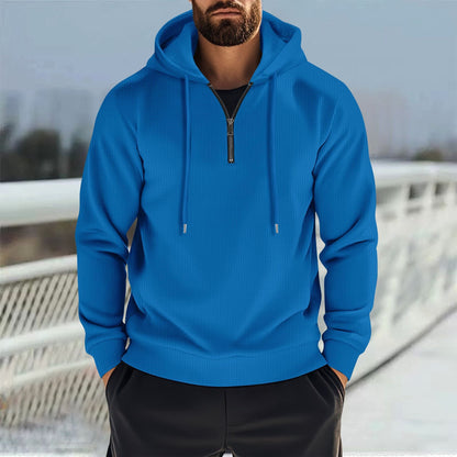Herren Kapuzenpullover Atmungsaktiv Modern Reißverschluss